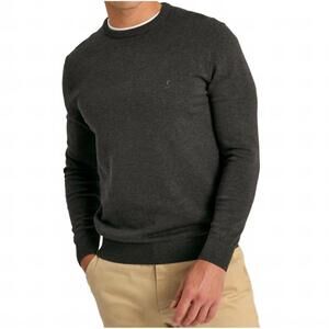 NEW JOULES jarvis crew neck jumper top - plus in grey marble